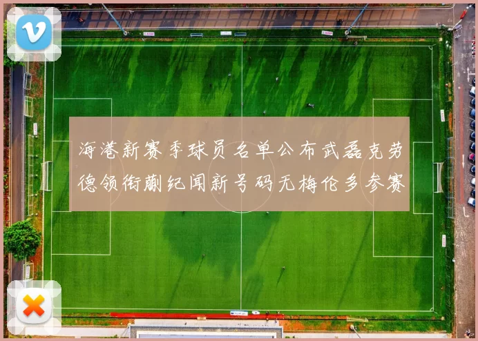 海港新赛季球员名单公布武磊克劳德领衔蒯纪闻新号码无梅伦多参赛